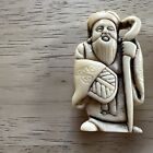 Vintage 4- Plastic Trinket Hong Kong Netsuke Figures 1 75   tall