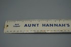 Vintage Aunt Hannah s Enriched Bread Advertising Ruler Bakery Promo Collectible