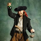 Pirate Tricorn Hat Colonial Costume Accessory For Halloween Cosplay Party