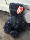Ty Attic Treasures Collection Retired Orion The Blue Bear 1993 With Tags