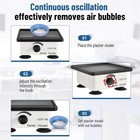 150w Dental Lab Vibrator Oscillator Shaker Small Quadrate Plaster Vibrator New