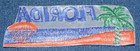 Original Nos Vintage 70s Florida 5 5  Patch Iron-on Souvenir Beach Ocean Retro