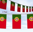 World Cup 10m Portugal Flag Bunting 20 Xl Flags Bandeira De Portugal