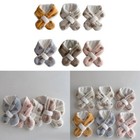 Cute Cartoon Bear Baby Scarf Warm And Cosy Neckerchief Autumn Winter Accessories