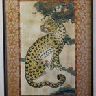 Korean Joseon Dynasty 18th Tiger Painting   W 63   93 cm  Pot Plate