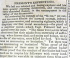 1845 Newspaper W Long Detailed Report Of The John C Fremont Expedition To Utah 