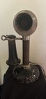 Dean Electric  cosmo  Antique Candle Stick Telephone And Western Electric Box