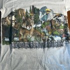Vintage 92 Yosemite National Park Shirt Adult Medium Habitat Single Stitch Gray