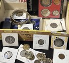Estate Coin Lot 2 Silver Coins Currency Proof Mint Set 25  Coins