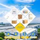 100pcs Pack 6 x4 3 4 x4 3 4  Shipping Packingcorrugatedcardboard Boxescolor Logo