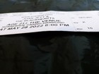 Joan Jett Horseshoe Venue Hammond In 5 28 22 2022 Concert Full Ticket Stub