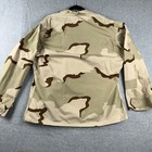 Vintage Us Military Desert Camo Jacket 3-color Bdu Coat Large Short Army Issue