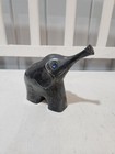 Vintage Metal Elephant Bank Denmark No Key