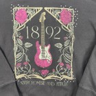 Abercrombie Kids 13 14 Sweatshirt Guitar Rose Graphic Thumbholes