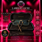 Gucci Authentic Clubmaster Eyeglasses Frames Gg0605o 002 Gold Havana 52-15-145