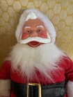 Rubber Face Santa Claus Holding A Coca Cola Bottle 16 Inches Tall
