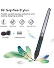 Huion H1060p Graphics Drawing Tablet Battery-free Pen Used Once