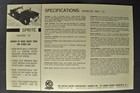 1967 Austin-healey Sprite Mk Iv Roadster Brochure Card Excellent Original 67