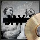 Jay Z Framed Black Wood Reproduction Signature Gold Lp Display