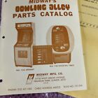 Vintage Bowling Alley  Midway Set 1979 Arcade Video Game Manual