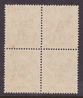 Australia 1946  bcof  1 2d Orange Kangaroo Block  4  Mint muh  sb68 8 