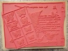 New Peggy Abrams Rubber Stamp Page About Butterflies Stamps Happen 90240