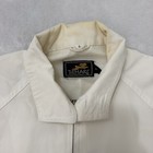 Vintage The Hare Jacket Mens Large White Lined Windbreaker Full Zip Harri