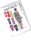 Mccall s M7085 Sewing Pattern Misses Semi Fitted Lined Petite Dress Shell 14-22