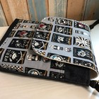 Canvas  Gray  Apron  Liquor Store  Showa Retro  Handmade  Smartphone Pouch 