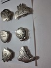 Vintage Set Of 6 Looney Tunes Button Covers Bugs Bunny Taz Tweety Sylvester Kg