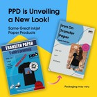 Ppd 50 Sheets 11x17  Iron-on Heat Transfer Paper Dark Fabrics Inkjet