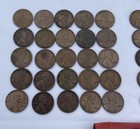 Lincoln Wheat Pennies Circulated Roll  50 Coins  Cent Mixed Lot