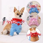 Funny Dog Cat Pet Halloween Cosplay Costumes Overalls Party Clothes Outfit