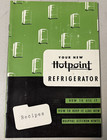 Vintage Hotpoint Refrigerator   Electric Stove Cooking Recipe Booklets