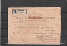 Straits Settlements Singapore Registered Cover To India 1930