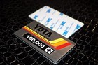 100k High Mileage Badge For Toyota  Vintage Stripes  4runner  Tacoma  Tundra  Fj