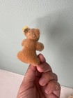 Vintage Steiff Original Honey Teddy Bear Mini 3   mohair  0201 11 Button Tag Hang