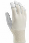 12 Pairs Mechanic Goat Skins Leather Reinforced Safety Work Gloves Ppe Size L 