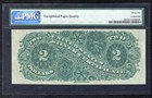 Fr  243 1886  2    hancock    Silver Certificate Note Pmg Choice Very Fine-35epq