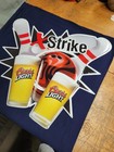 Vintage Coors Light  strike  Bowling Beer Sign 1999 Rare