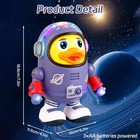 Dancing Space Duck Toy For Kids With Music   Lights     Electric Waddling Fun Gift