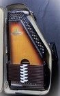 Vintage 1977 Chromaharp 12-chord Sunburst Autoharp With Chipboard Case