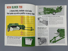 1971 Oliver 720 Baler Tractor Brochure Vintage Farm Advertising