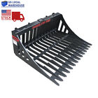 Skid Steer Track Loader Rock Bucket  Fit Small Skid Steer Loader Us Stock
