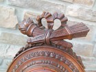 Antique French Wood Carved R Hirlemann Barometer Made In France Beautiful 