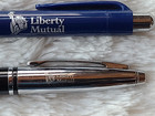 Liberty Mutual Emblem logo Cross Pen   Generic Pen W emblem   Logo Nos