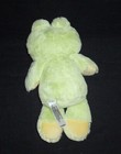 14  Babies R Us Green Yellow Frog 2016 Soft Plush Stuffed Animal Lovey Toy 