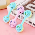 3pcs Baby Hand Rattle Double-headed Bell Toy Infant Toddler Party Gift