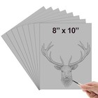  Pcs Linoleum Block For Printmaking Rubber Carving Block 8 X 10 Inch 2 Gray