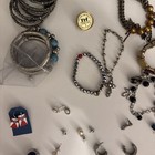 Lot Of 60 Vintage Costume Rhinestone Jewelry Estate Find Pearl Crystal Bead Faux